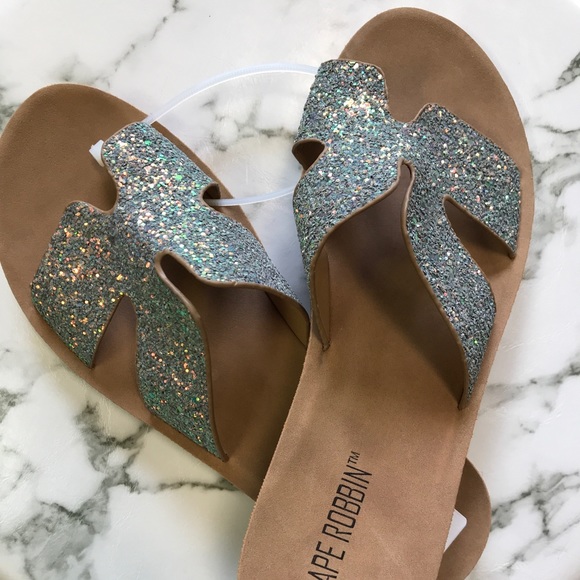 Cape Robbin Shoes - ‼️ Blue Sparkle H Inspired Fashion Sandals